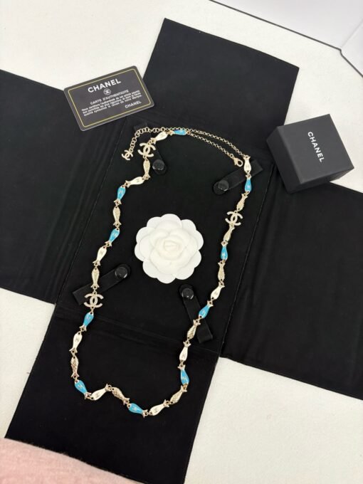 Chanel Early Spring Ocean Series Lively Fish Styling
Necklace Sweater chain
Can be used as waist chain - Image 6