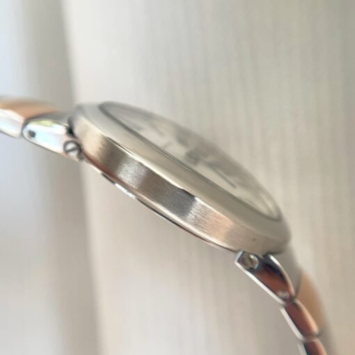 Silver and pinkgold for Baiignoir de Cartier/oval shape bracelet Watch - 图片 8