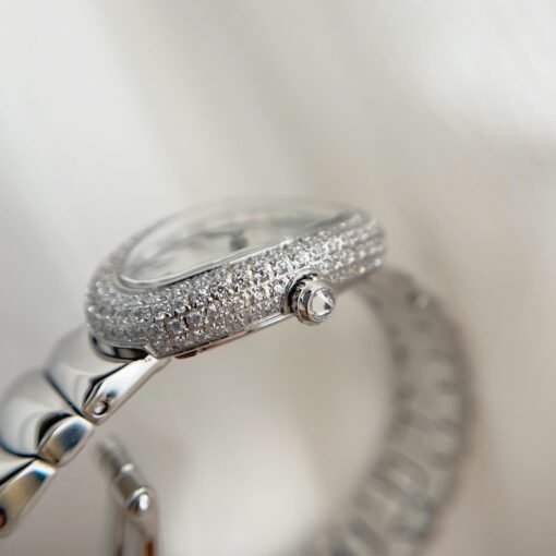 Baignoire-silver color watchith diamonds silver diamonds - Image 5