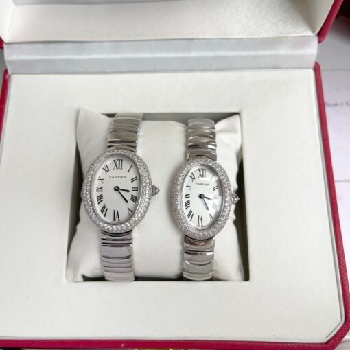 Baignoire-silver color watchith diamonds silver diamonds - Image 8