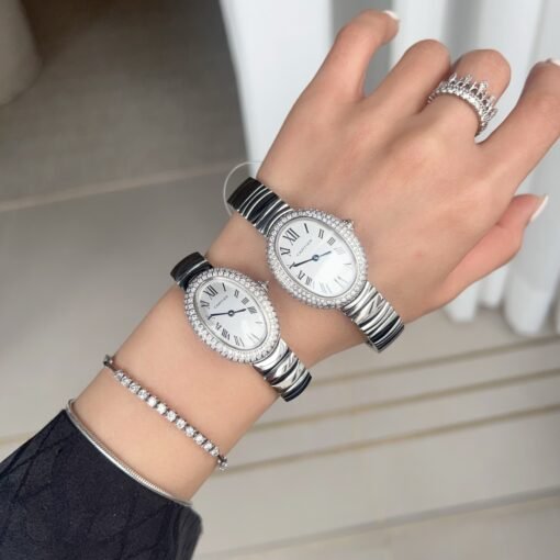 Baignoire-silver color watchith diamonds silver diamonds - Image 18
