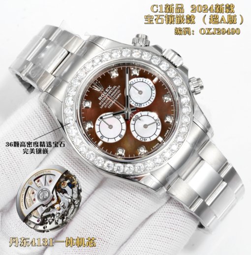 C1 New Rolex ROLEX Daytona OR Dandong 4130 - 图片 2