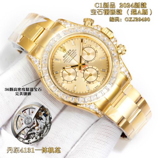 C1 New Rolex ROLEX Daytona OR Dandong 4130 - 图片 2