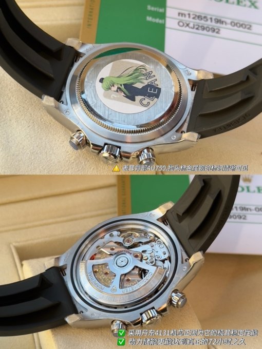 C1 New Rolex ROLEX Daytona OR SERIES Dandong 4131 (Boutique Super A version) - 图片 9