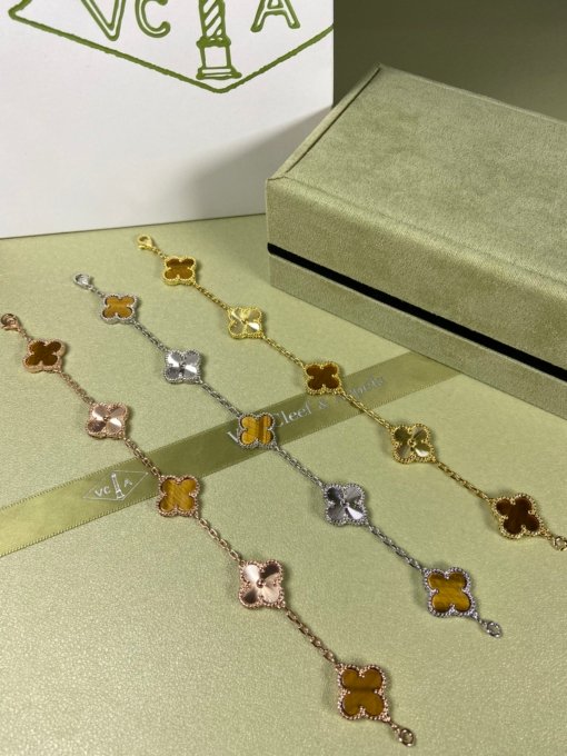 Van Cleef Arpels Bracelet VCA Laser Bracelet Platinum Gold Rose Gold
