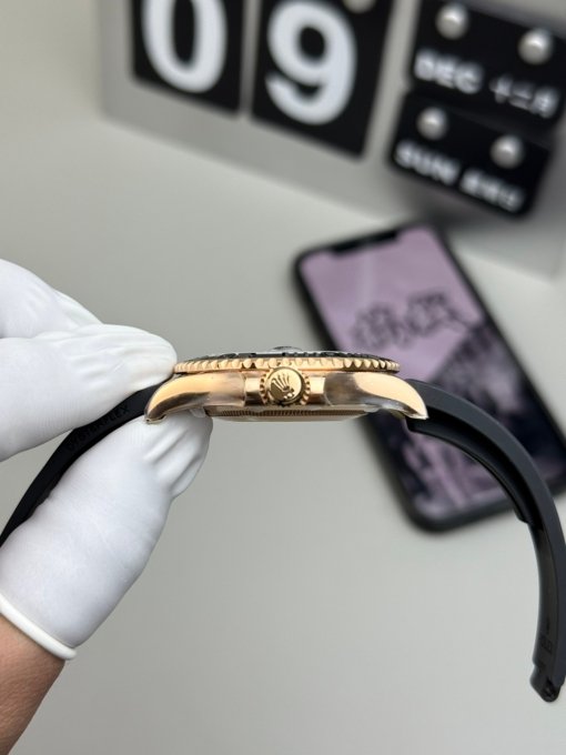 clean Rolex rose gold yacht shipment real shot - 图片 6