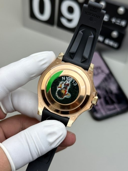 clean Rolex rose gold yacht shipment real shot - 图片 8