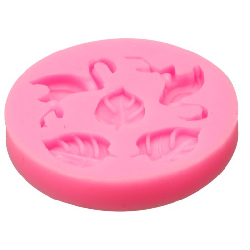 VRTHSKE Flamingo Tropical Leaf Silicone Mold, Monstera Leaves Flower Candy Fondant Cake Mold - Image 2